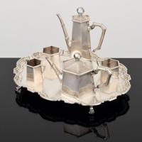 6 Piece Tiffany Sterling Silver Bamboo Coffee, Tea Set - Sold for $6,875 on 05-15-2021 (Lot 145).jpg